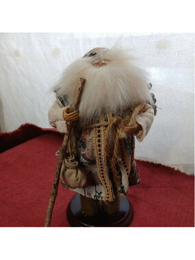 Vintage Santa Claus Handmade Statue Mountain Man or Lyn Haney‎ style